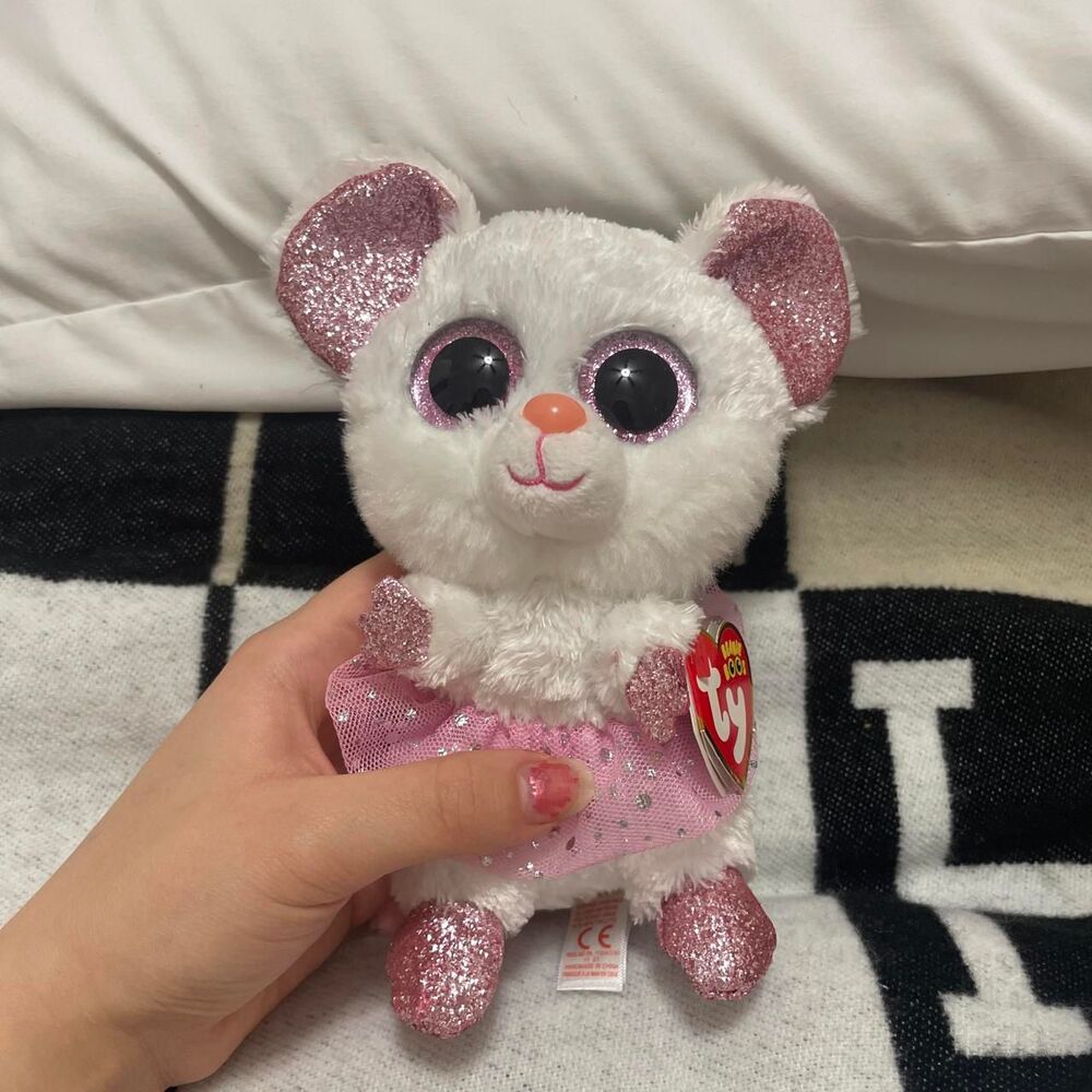 Unbranded White and Pink Stuffed-animals